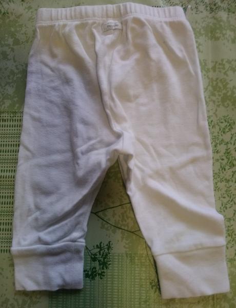 Detské biele tepláčiky, baby gap, gap,68