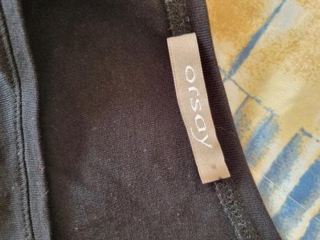 Čierny top s potlačou orsay 38, orsay,38