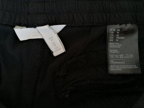 Tehotenské tenké - letné nohavice, h&m,46