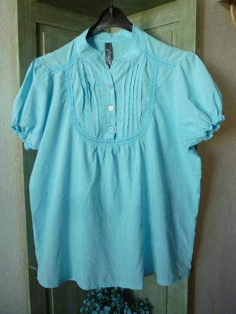 Blúza s riasením, 46