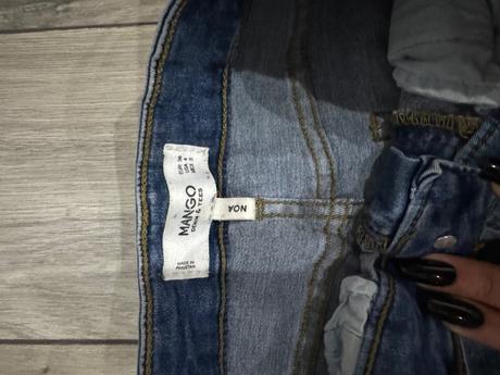 Dámske džínsy s vyšším pasom, mango,s