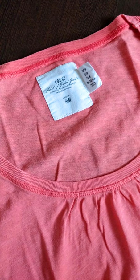 Jednoduché bavlnené tričko - veľ. m, h&m,m