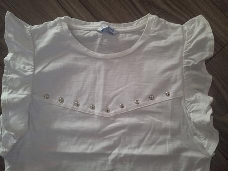 Bavlnené biele tričko mayoral, mayoral,152