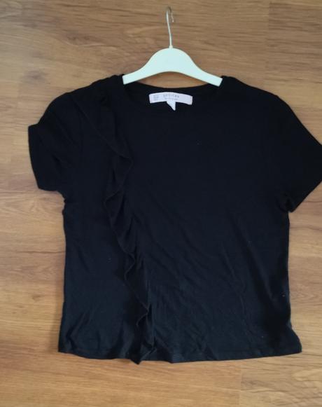 Crop top s volánom miss selfridge, miss selfridge,m