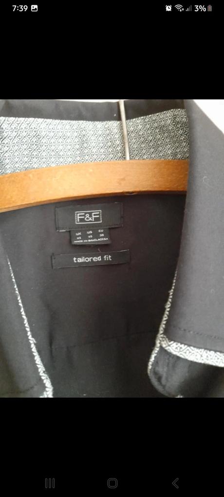 2x pánska košeľa, f&f,38