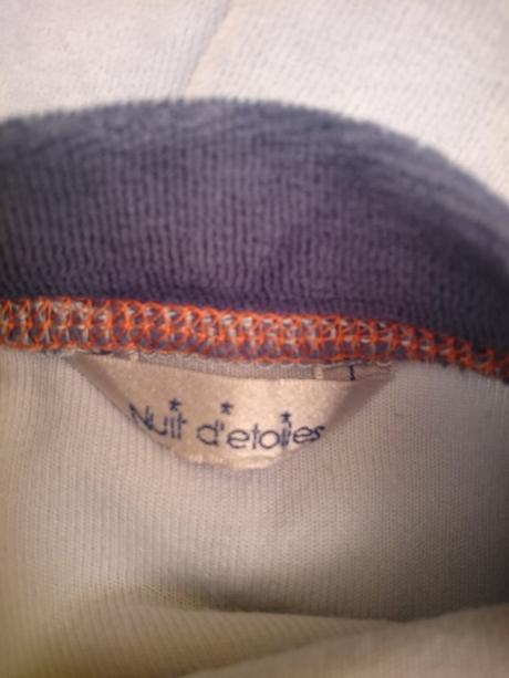 Pánska fleesová mikina, nuit detoiles, modrá, m