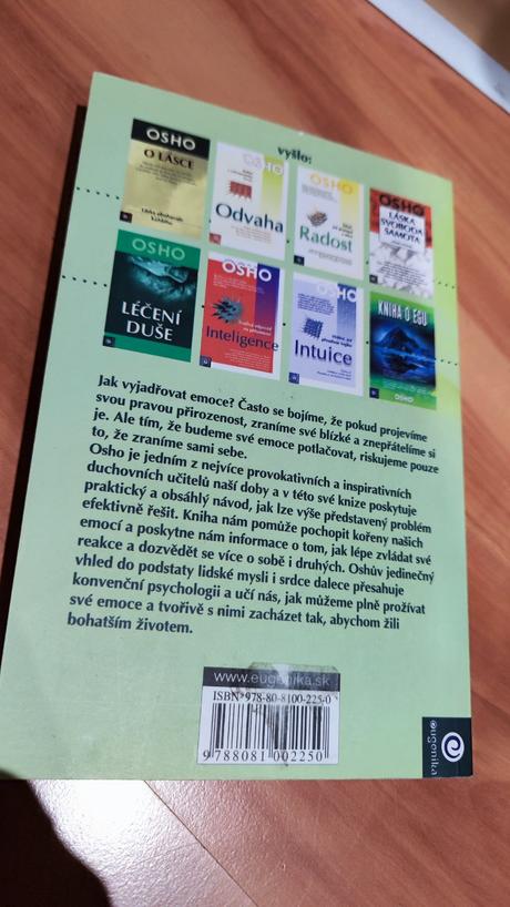 Kniha osho - o emocich,