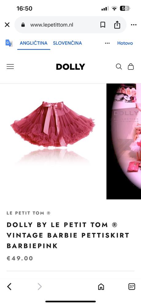 Dolly by le petite tom tutu original vel. m-detská, m
