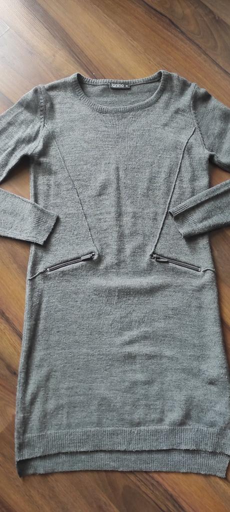 Janina - dámsky predlžený pulóver / šaty, kik,36