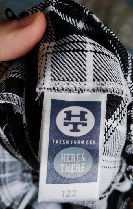 Karo sukňa, c&a,122