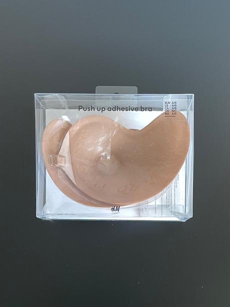 Textilná samolepiaca push-up podprsenka a/b béžová, h&m,75a