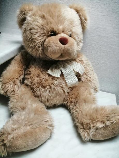 Medvedík plyšovy s maslickou béžový, 