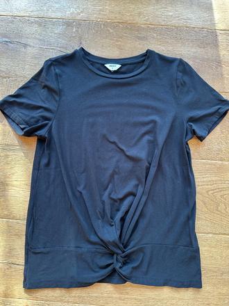 Tričko s uzlom vpredu, s