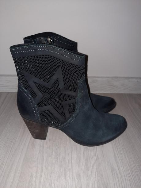 Kožené čižmy tamaris, tamaris,37