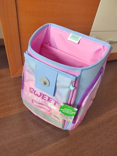 Školská aktovka oxybag - axelotl + peračník,vrecko,