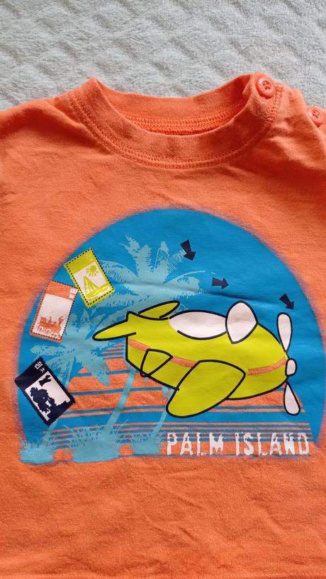 Tričko oranžové lietadlo, f&f,62