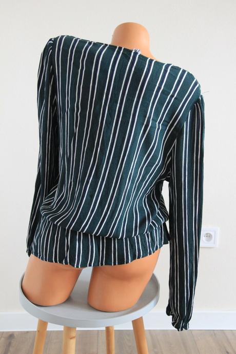 Tmavo zelená blúzka, l, l