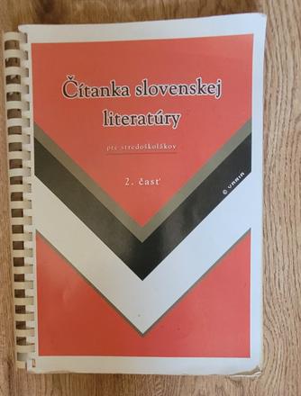 Čítanka slovenskej literatúry pre stredoškolákov,,