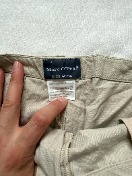 Béžové bavlnené šortky marc o'polo, veľ. 40 (l), marc o´polo,l