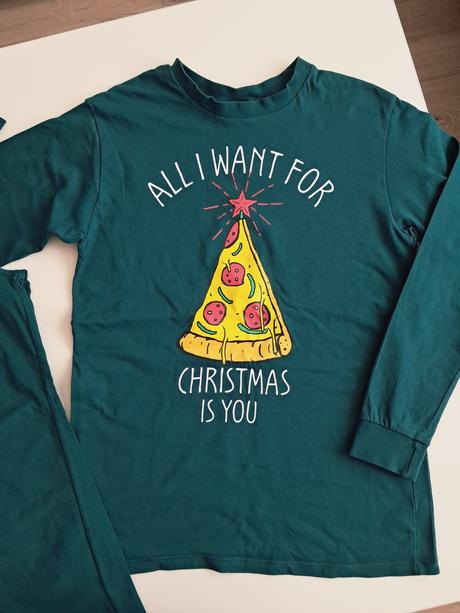 Pyzamko pizza v.146/152, h&m,152