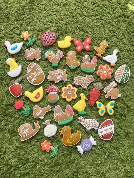 Medovníčky - farebné, veľkonočné, 10ks za 5eur,