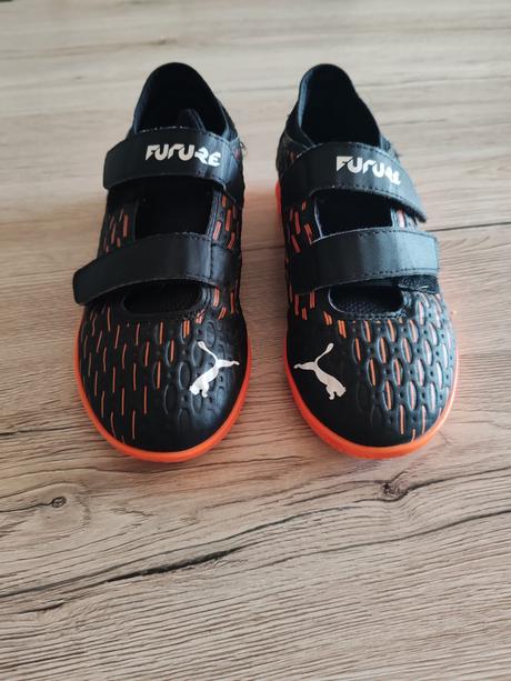 Detské futbalové halovky puma future s upínaním na, puma,33