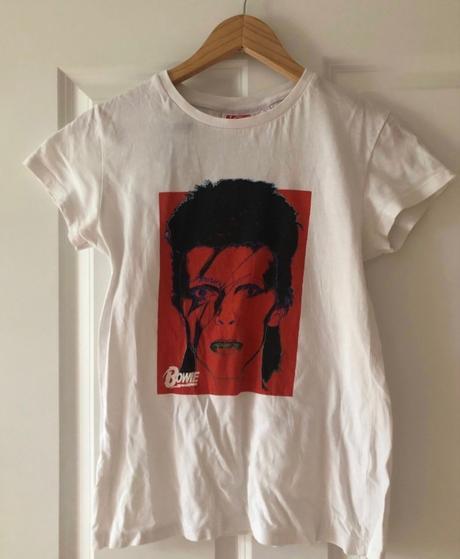 Biele tričko david bowie xxs/xs, 34