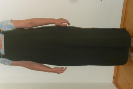 Tmavozelené tehotenské šaty, l