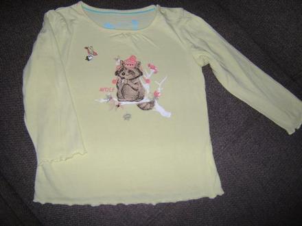 Tričko dlhy rukav, wolf,92