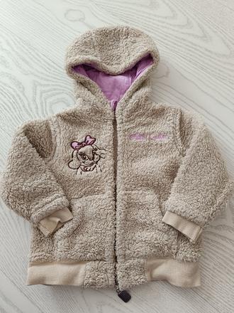 Chlpatá mikina na zips s kapucňou, dopodopo,86