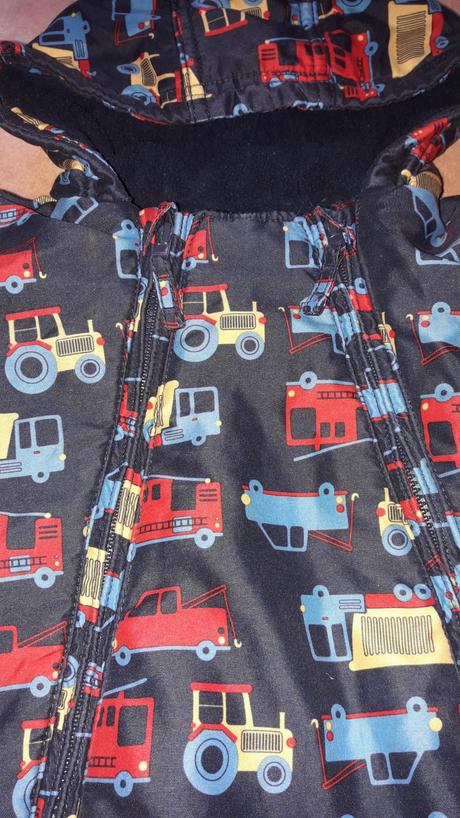 Zimný overal 6-9mes., 74