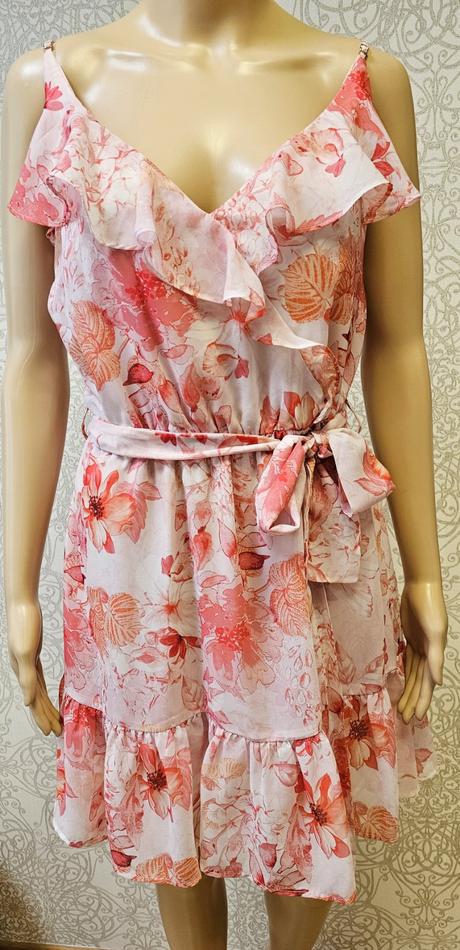 Šaty s volánmi, mohito,38