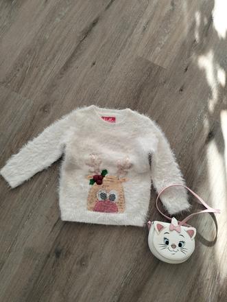Chlpatý teplý svetrík, f&f,92