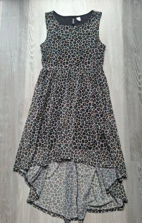 Sexy šaty so zvieracích vzorom, s