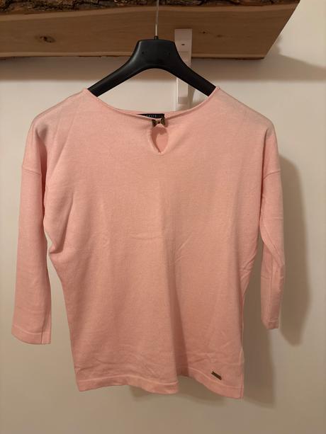 Svetrik v cukrikovej ruzovej, mohito,m