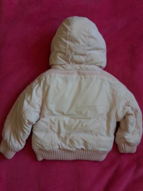Milučká zimná bunda pre dievčatko, 68