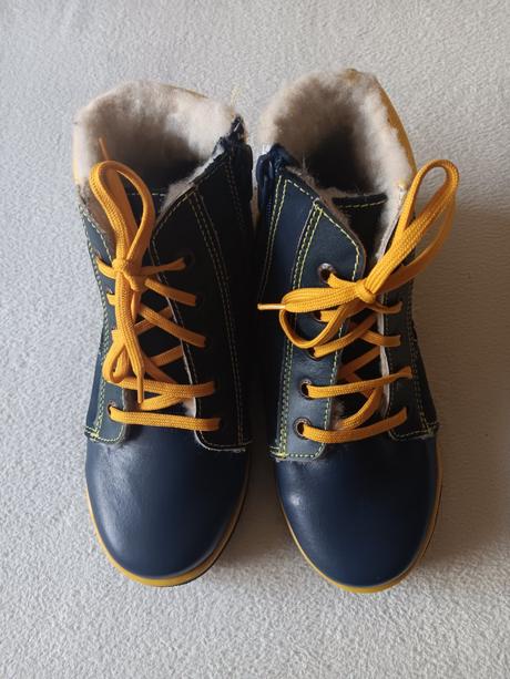 Nové zimné, kožené topánky veľ. 33, slovobuv,33