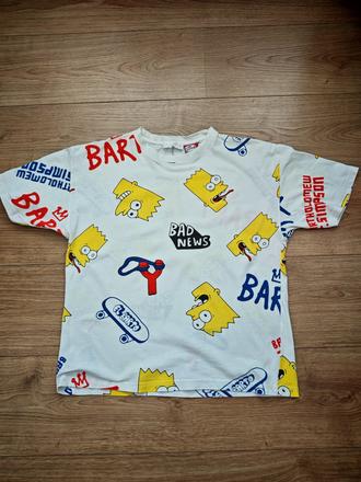 Krásne tričko bart simpson, zara,152