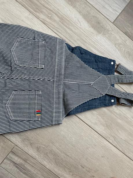 Unisex pruhované rifle na traky, mini boden,122 / 128