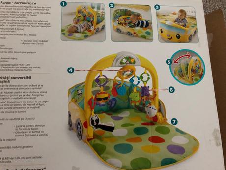 Uzasna hracia deka 3v1 fisher auticko, 