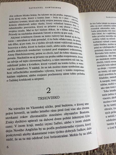 Šarlátové písmeno nathaniel hawthorne,