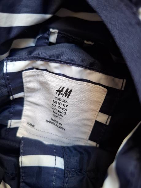 Tenká bunda, h&m,146