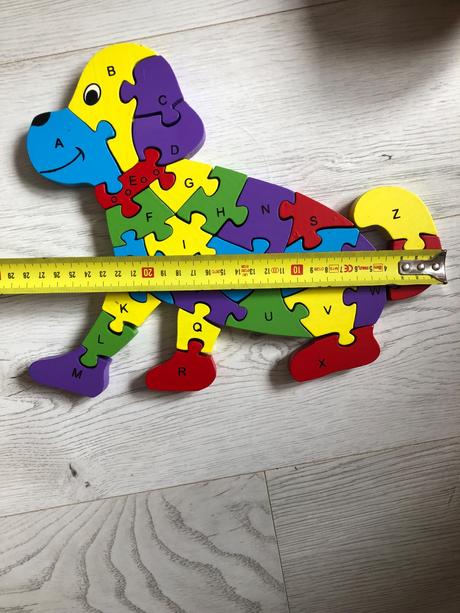 Psik s číslami a s abecedou, 