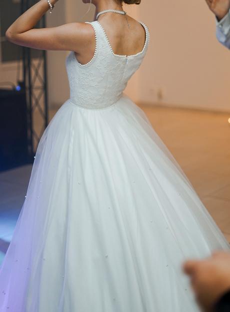 Svadobné šaty na výšku 173cm, s