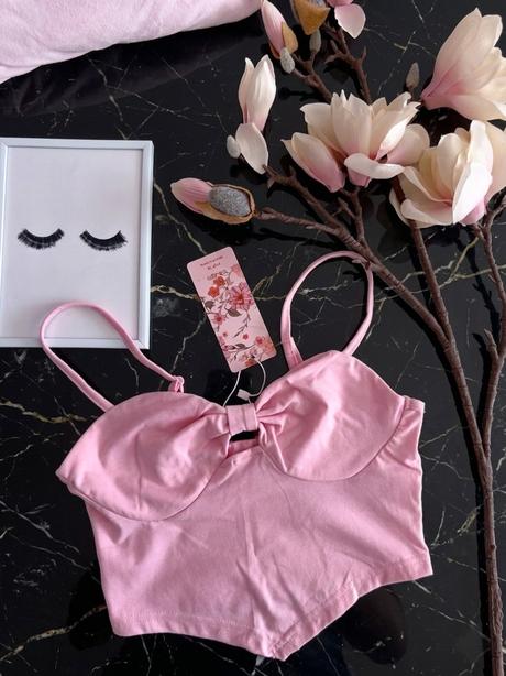 Cukríkový top nový, xs