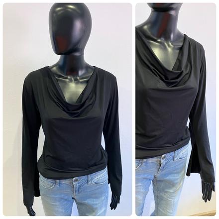 Dámsky čierny top, m