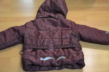 Bunda tepla vetrovka s kapucnou, lupilu,86