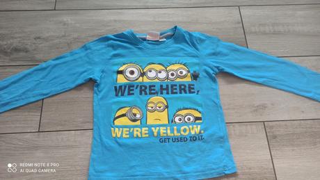 Tričko mimoni 122/128, 122