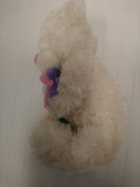 Plyšový maslový medveď s kvetmi, best mum, 24 cm,