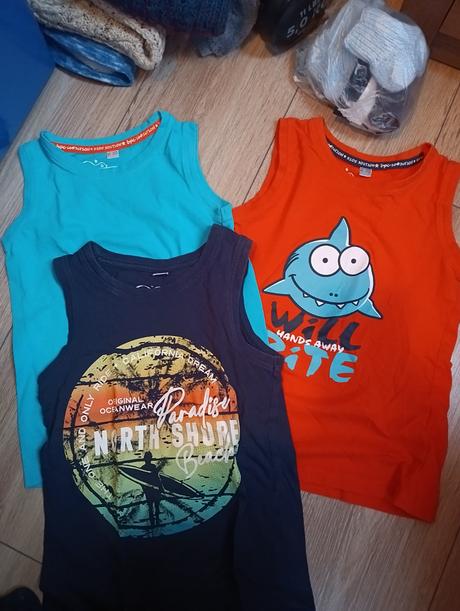 Letné tielka 4ks, bonprix,116